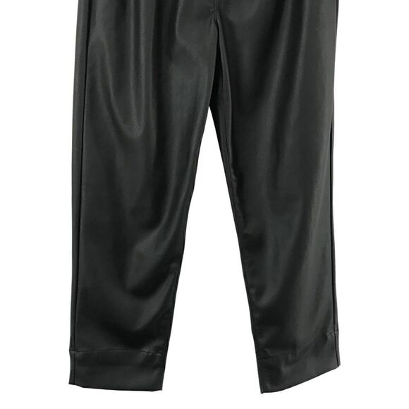 New! Pistola Kellin Faux Leather Straight Leg High WaisFleece Line Trouser Pants - Picture 6 of 14